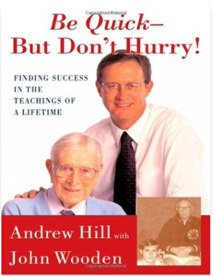 Be Quick- But Don't Hurry!